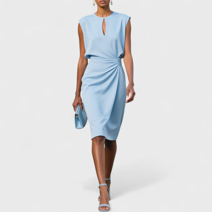 Olena – Elegancka sukienka kopertowa midi