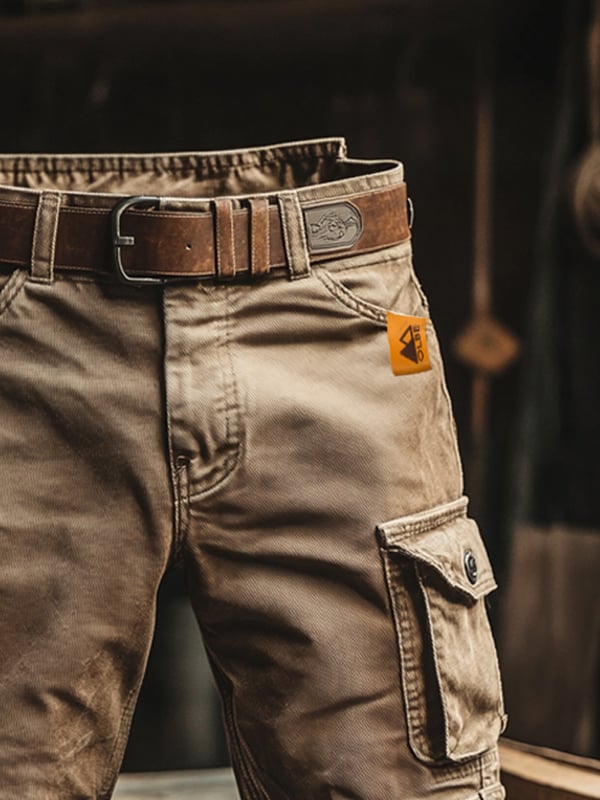Spodenki Filip™ – szorty cargo w stylu vintage z wieloma kieszeniami