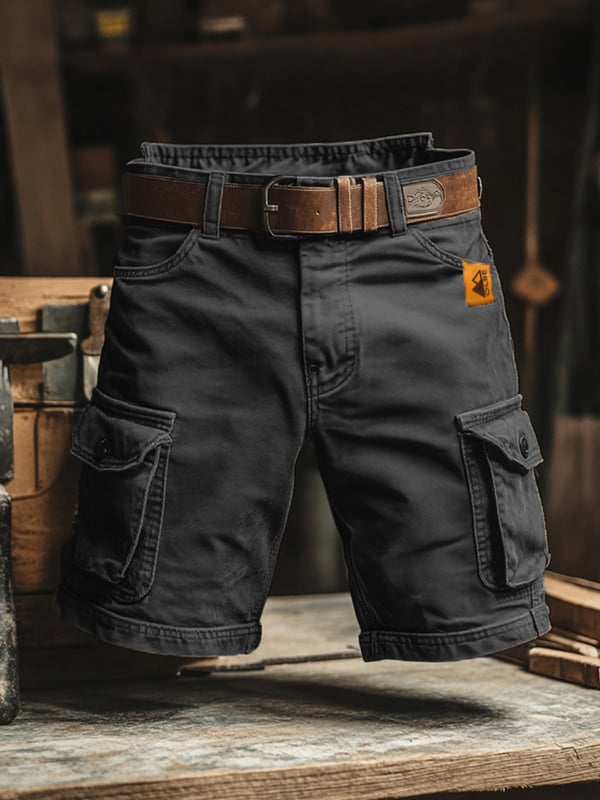 Spodenki Filip™ – szorty cargo w stylu vintage z wieloma kieszeniami