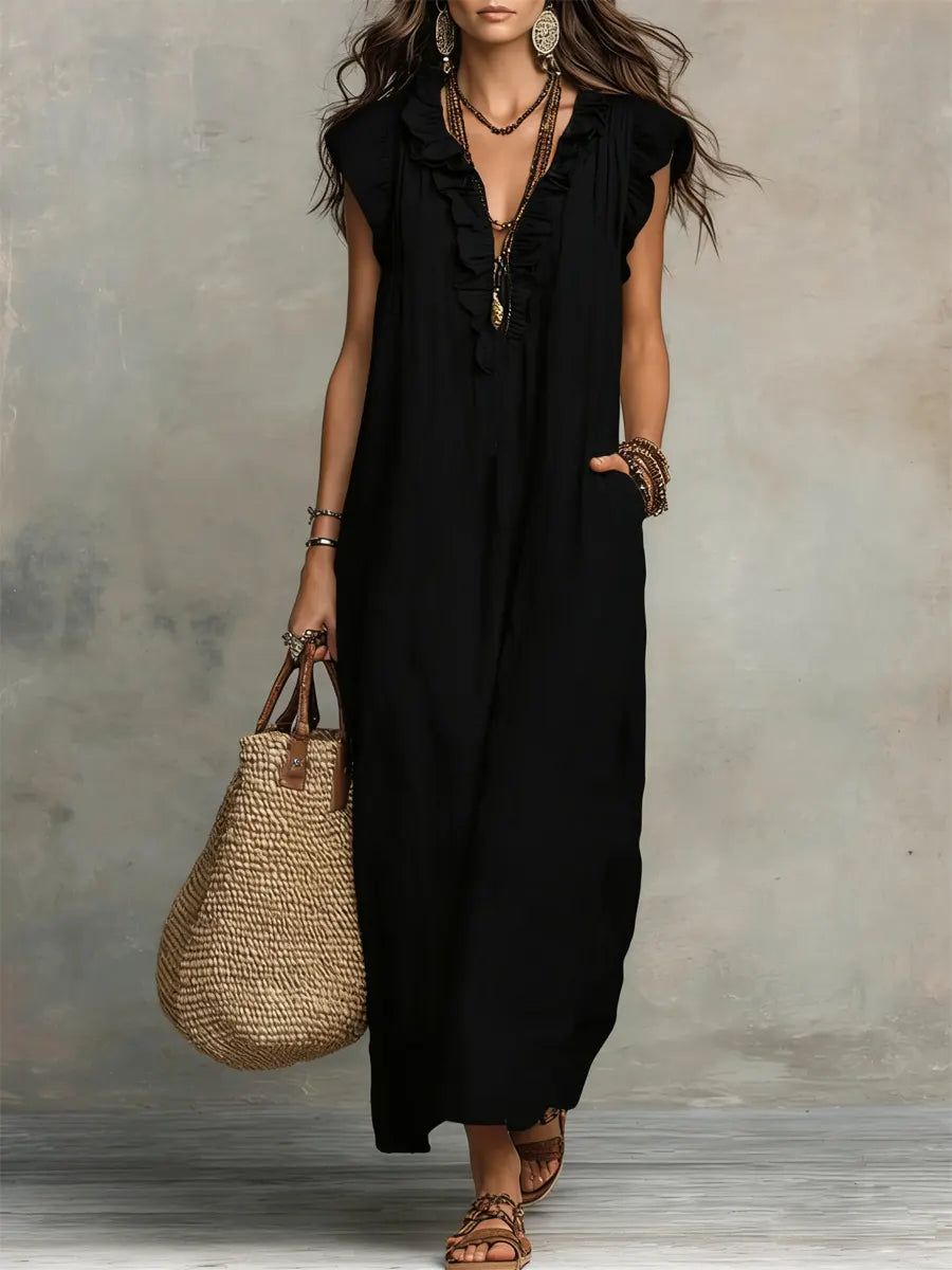 Sukienka Julia™ — Zwiewna sukienka maxi w stylu boho