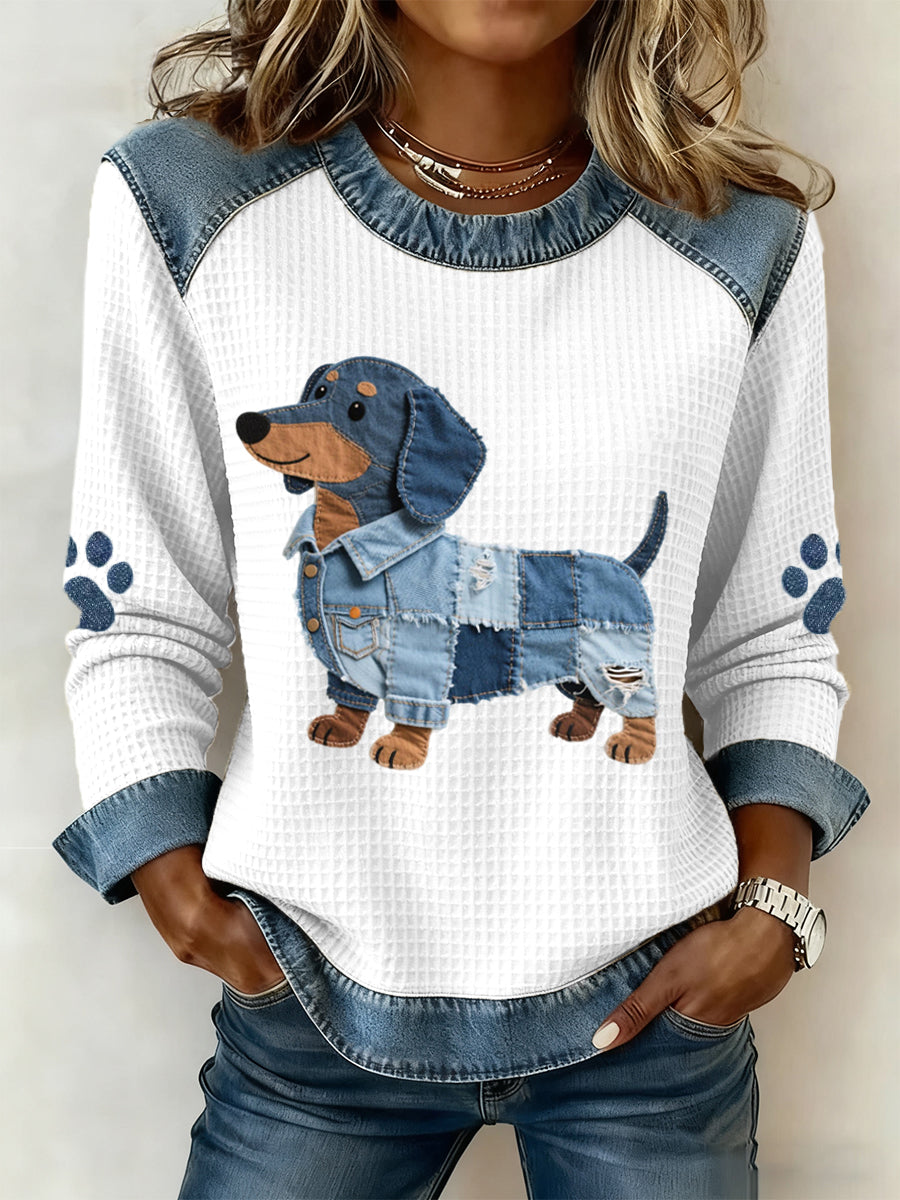 Alveria – Bluza z jamnikiem